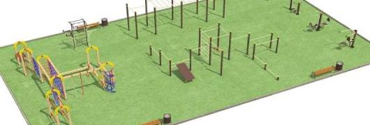 Проект спортивной площадки для любого возраста в Геническе