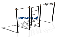 Спортивный комплекс воркаут ВС-129 в Геническе
