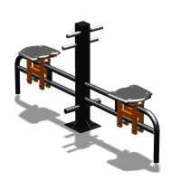 Уличный тренажер  "Каталка двойная"   УТ215 в Геническе