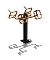 Уличный тренажер  "Штурвал двойной"  УТ201 в Геническе