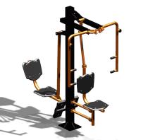 Уличный тренажер "Баттерфляй Жим ног" УТ347 в Геническе