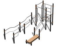 Спортивный комплекс воркаут ВС-194 в Геническе