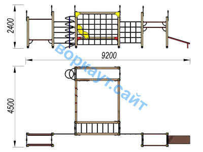 Детский спортивный комплекс ДСК 3102 в Геническе