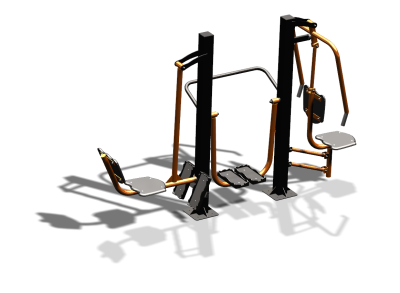 Уличный тренажер "Жим ногами Шагомер Жим от груди" УТ333 в Геническе