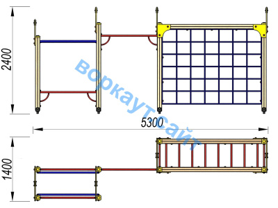 Детский спортивный комплекс Атлет ДСК 3106 в Геническе