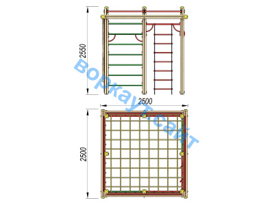 Детский спортивный комплекс ДСК 3110 в Геническе Детский спортивный комплекс ДСК 3110 в Геническе