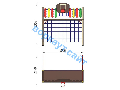 Детский спортивный комплекс ДСК 3101 в Геническе