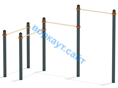 Турник двойной с брусьями ВС-17 в Геническе