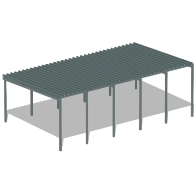 Большой теневой навес трибун МАФ 4131 в Геническе