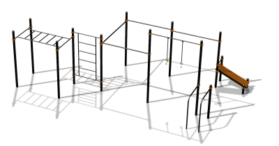 Спортивный комплекс воркаут ВС-153 в Геническе