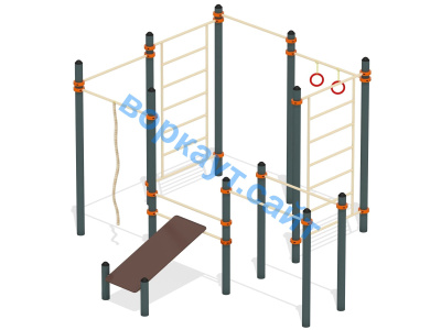 Спортивный комплекс воркаут ВС-47 в Геническе
