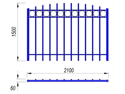 Ограждение спортивной площадки МАФ 5005 в Геническе