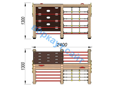 Детский спортивный комплекс ДСК 3203 в Геническе