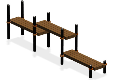 Спортивный комплекс воркаут ВС-63 в Геническе