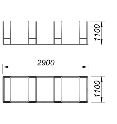Велопарковка МАФ 6002 в Геническе