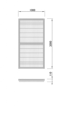 Калитка спортивной площадки МАФ 5105 в Геническе