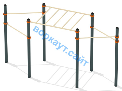 Турник разноуровневый с рукоходом ВС-26 в Геническе