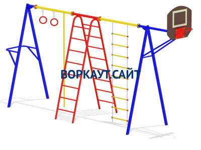 Гимнастический комплекс с баскетбольным щитом МАФ 3001 в Геническе Гимнастический комплекс с баскетбольным щитом МАФ 3001 в Геническе