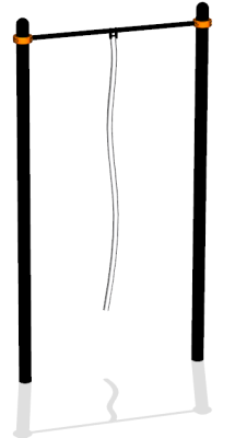 Турник с гимнастическим канатом ВС-34 в Геническе