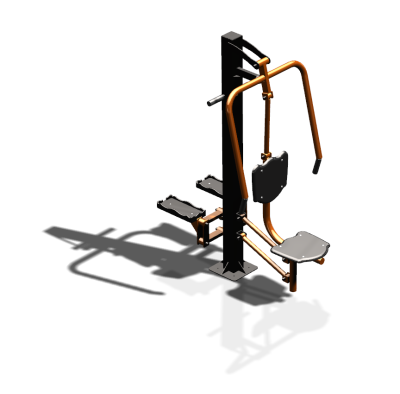 Уличный тренажер "Жим от груди Степпер" УТ342 в Геническе