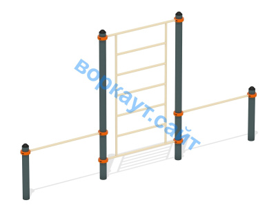 Шведская стенка с перекладинами ВС-13 в Геническе