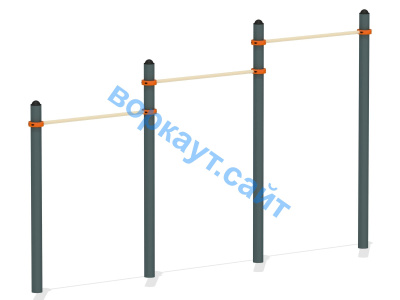 Турник тройной ВС-4 в Геническе