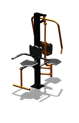 Уличный тренажер "Жим от груди Флекс" УТ324 в Геническе