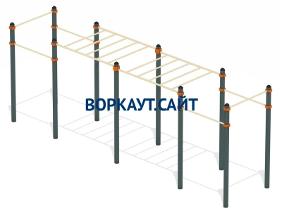 Воркаут рукоход с турниками ВС-23 в Геническе