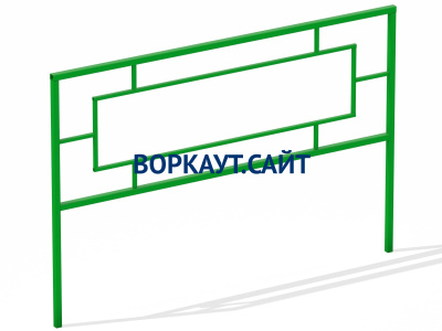 Ограждение площадки МАФ 5000 в Геническе