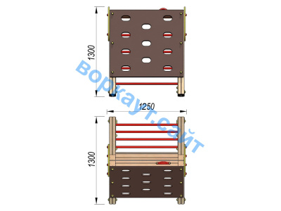 Детский спортивный комплекс ДСК 3202 в Геническе
