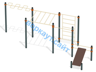 Спортивный комплекс воркаут ВС-45 в Геническе