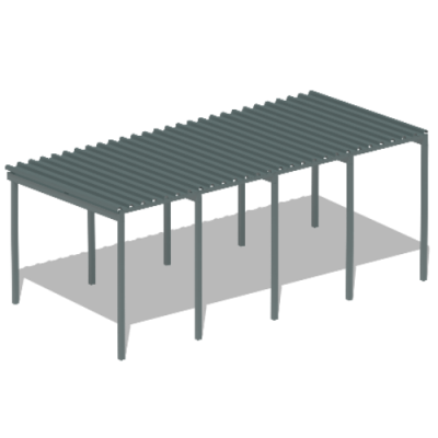 Теневой навес трибун МАФ 4130 в Геническе