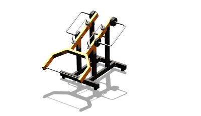 Силовой уличный тренажер  "Мультиштанга"  УТ417 в Геническе