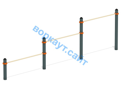 Каскад турников тройной ВС-6 в Геническе