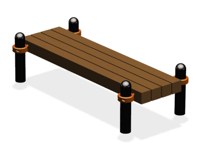 Воркаут скамья ВС-38 в Геническе