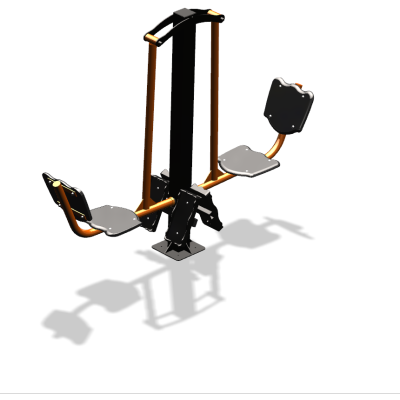 Уличный тренажер  "Жим ногами двойной"  УТ203 в Геническе