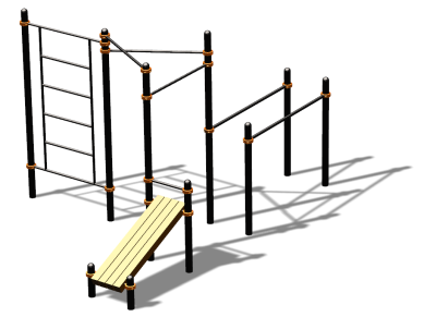 Спортивный комплекс воркаут ВС-140 в Геническе