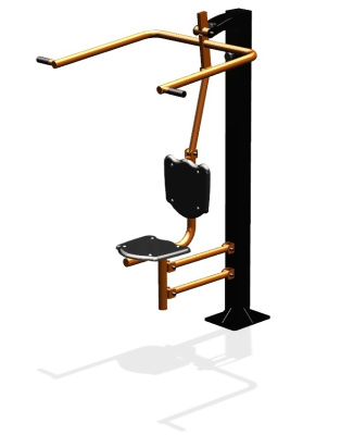 Уличный тренажер "Верхняя тяга одинарный" УТ 114 в Геническе