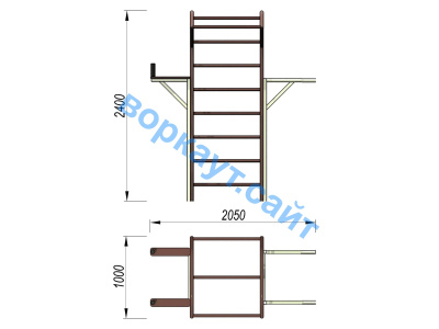 Детский спортивный комплекс 3 в 1 ДСК 3103 в Геническе