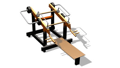 Силовой уличный тренажер  "Жим от груди"  УТ422 в Геническе