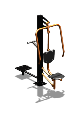 Уличный тренажер "Жим от груди Твистер" УТ328 в Геническе