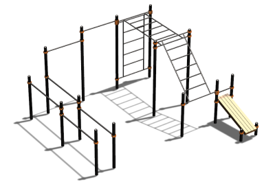 Спортивный комплекс воркаут ВС-146 в Геническе