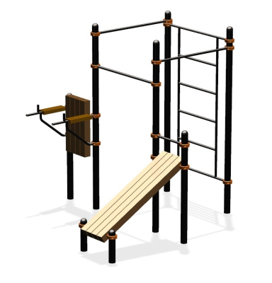 Спортивный комплекс воркаут ВС-64 в Геническе
