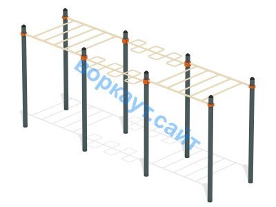 Воркаут комплекс рукоходов ВС-22 в Геническе