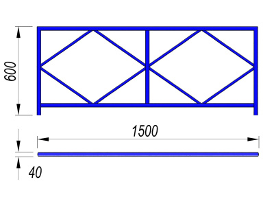 Ограждение площадки МАФ 5001 в Геническе