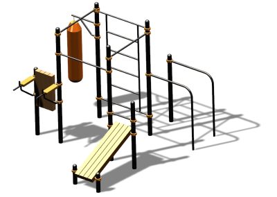 Спортивный комплекс воркаут ВС-93 в Геническе
