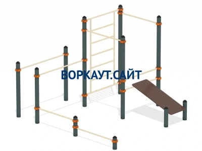 Спортивный комплекс воркаут ВС-43 в Геническе