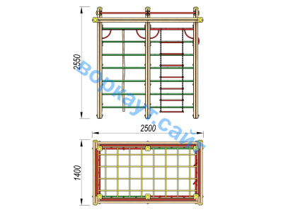 Детский спортивный комплекс ДСК 3108 в Геническе