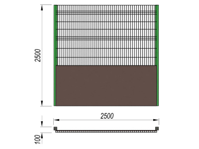 Ограждение хоккейной коробки МАФ 5202 в Геническе