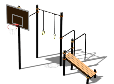 Спортивный комплекс воркаут ВС-143 в Геническе